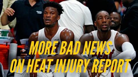 miami heat latest injury report